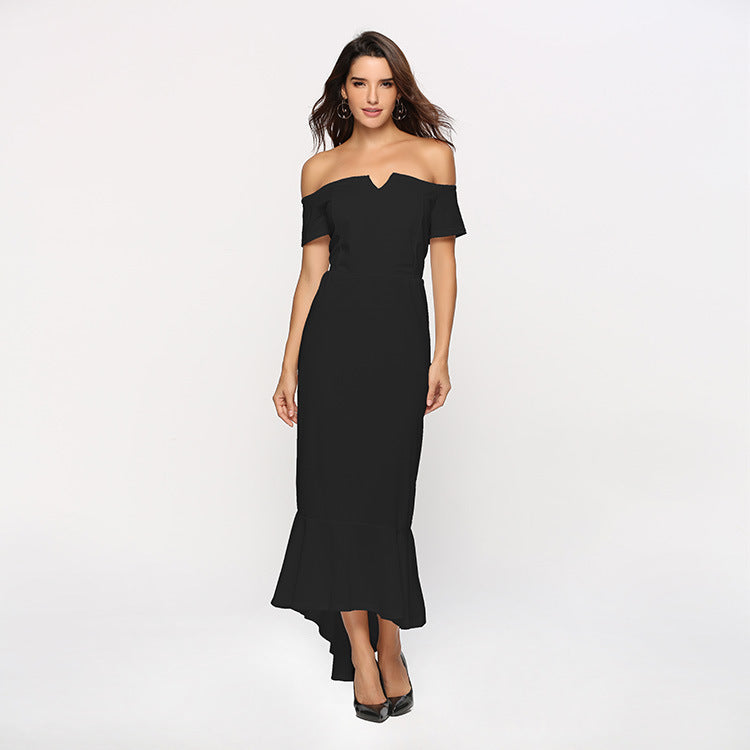 Women Wholesale V-Neck Strapless Dresses