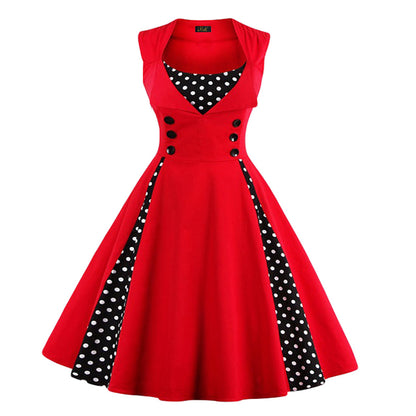 Skull Retro Autumn Dress Women Wholesale