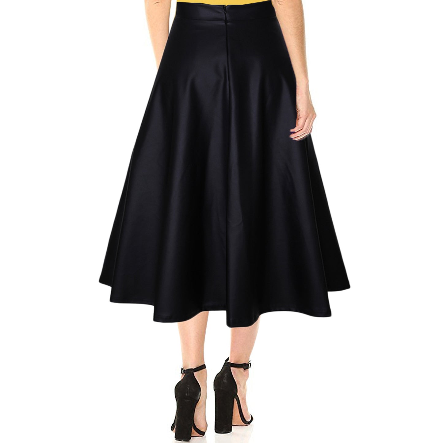 A-Line PU Wholesale Women Skirt