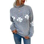 Christmas Snowflake Knitwear Wholesale Women Clothing