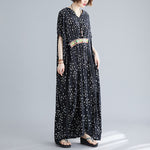 Plus Size Bohemian Dandelion Holiday Loose Summer Dress Wholesale Maxi Dresses