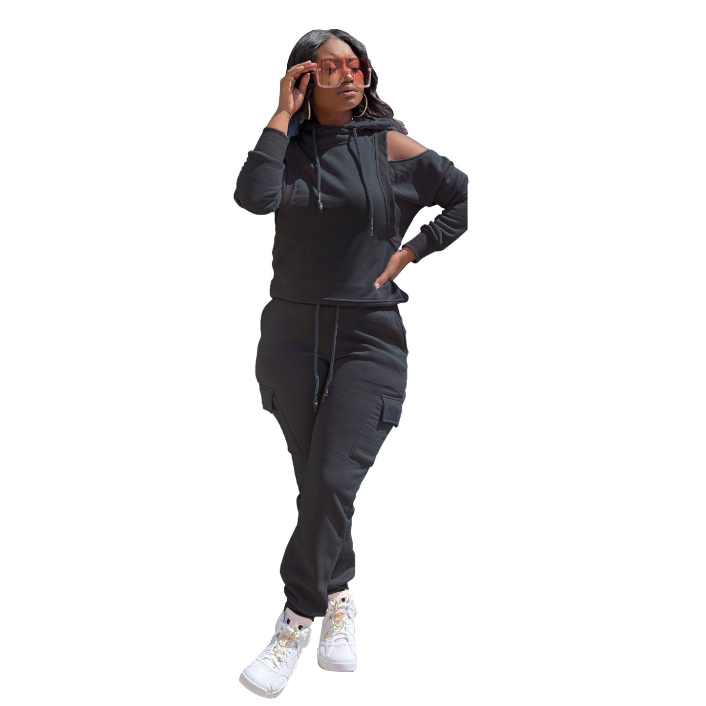 Xmas Wholesale 2pcs Sweatsuit Sets Hoodies + Sweatpantrs SO210261