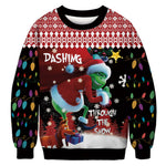 MERRY CHRISTMAS Print Long Sleeve Sweatshirt