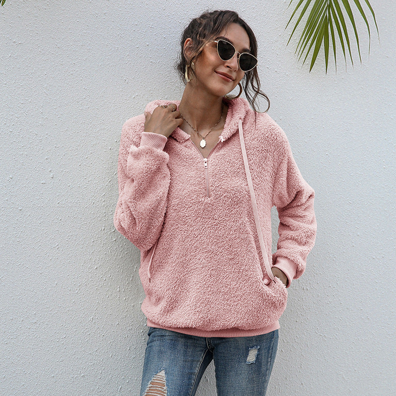 Women Sweater With Pullover Hooded Top Wholesale Clothing