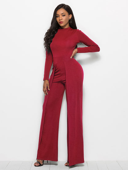 Solid Slim Full Sleeve Wholesale Rompers For Valentine'S Day & St. Patrick'S Day