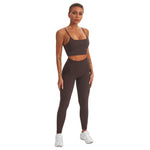 Wholesale Activewear Fitness Clothes Yoga Seamless Leggings & Crop Top