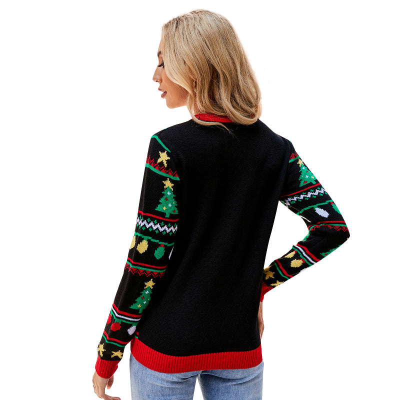 Xmas Sequins Wholesale Pullover Sweater