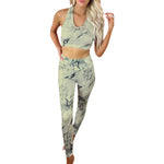 Fitness Tie-Dye Printing Fashion Casual Suit Women Activewear Two-Piece Suit Wholesalers Activewear Sets