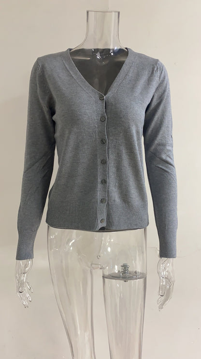 Wool Jumper V-Neck Jumper Jacket Women Wholesale