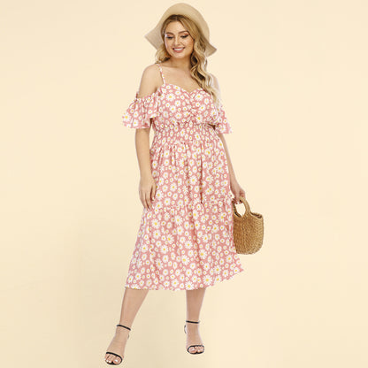 Sling Sexy Off-Shoulder Wholesale Dress