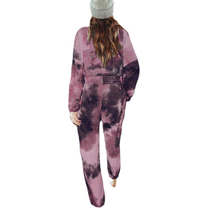 Wholesale Tie Dye Sweatsuit Sets-10