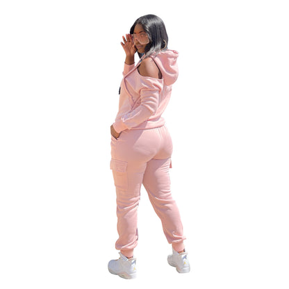 Xmas Wholesale 2pcs Sweatsuit Sets Hoodies + Sweatpantrs SO210261