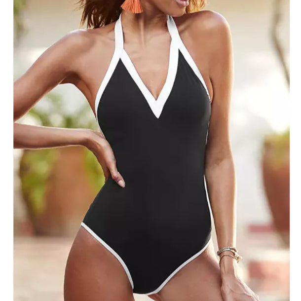 One Piece V-Neck Swimsuit Bikini Wholesale