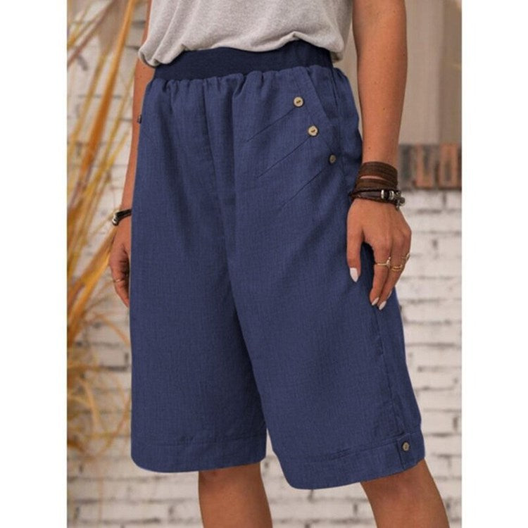Casual Cotton And Linen Pants Wholesale Pants For Women Shorts Wholesale