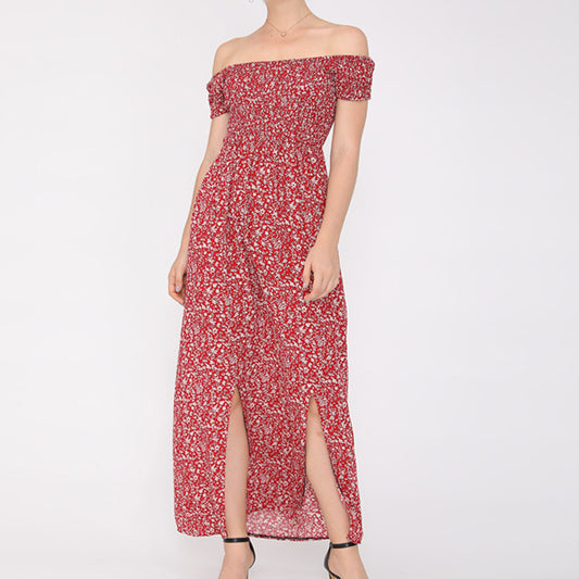 Off Shoulder Floral Dress Wholesale