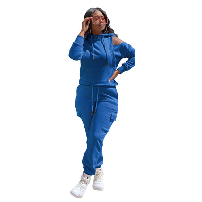 Xmas Wholesale 2pcs Sweatsuit Sets Hoodies + Sweatpantrs SO210261