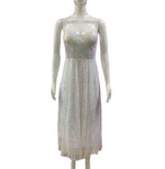 Solid Color Sequined Wholesale Party Dresses Big Hem Dress Off Shoulder