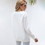 Printing Casual Long Sleeve Wholesale Women Sweatshirt