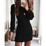 Solid Color Backless Dresses Wholesale Women Clothing