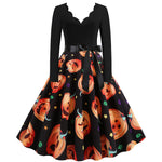 Pumpkin V Neck Wholesale Midi Dress