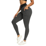 Sports Fitness Honeycomb Bubble Yoga Pants With Pocket Wholesale Womens Leggings