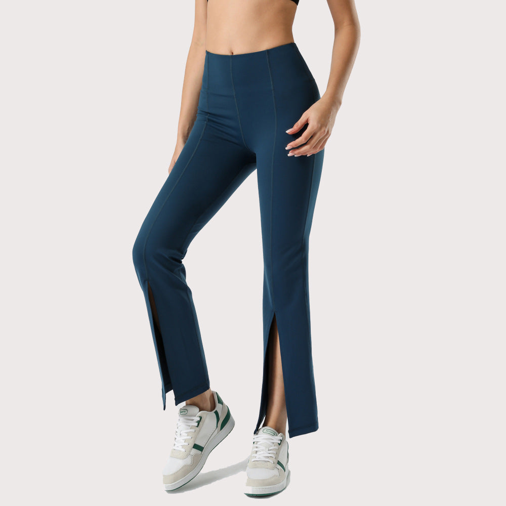 Slim Solid Flare Pants Wholesale Activewear For St. Patrick'S Day