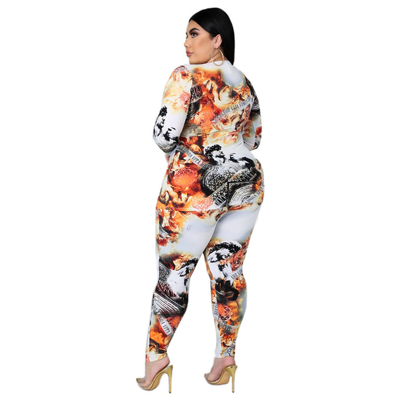 Women Wholesale Printed Sports Suits