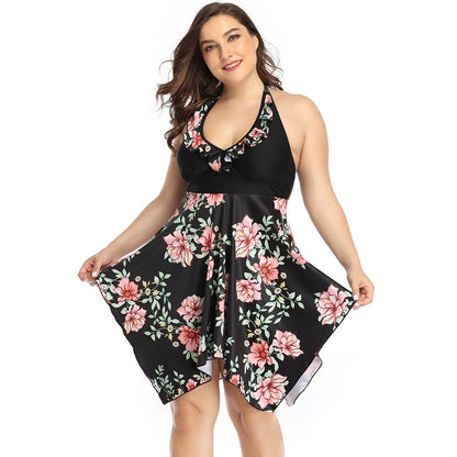 Floral Swing Plus Size Swimwear Wholesale