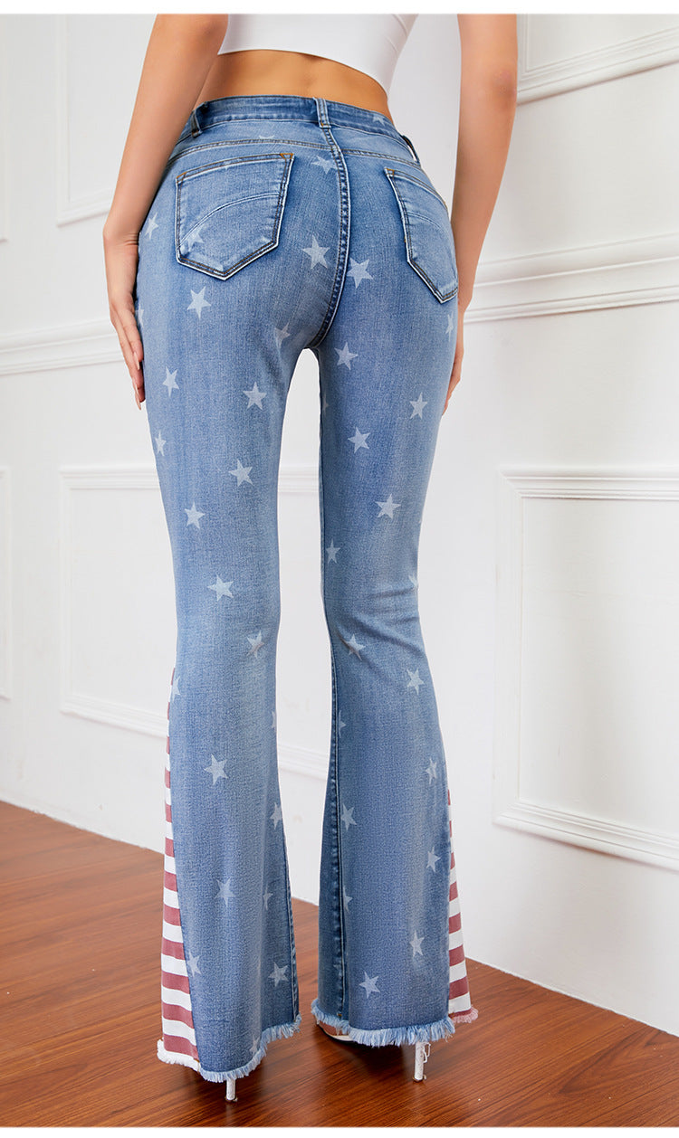 Women Casual High Waist Stretchy Wholesale Denim Jeans Pants