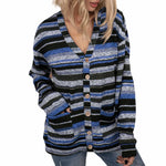 V-Neck Knitted Button Down Cardigan For Women Wholesale