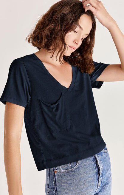 Summer Casual Wholesale T Shirts V-Neck Loose Short-Sleeved Solid Color Womens Tops