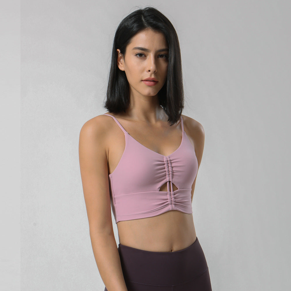 Pleated Hollow-Out Wholesale Crop Tank Tops Wholesale Activewear For St. Patrick'S Day