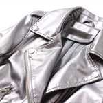 PU Zipper Belt Up Wholesale Coats And Jackets