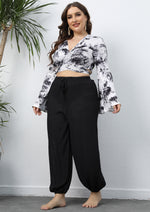 Casual Loose Wide-Leg Lightweight Wholesale Plus Size Pants Bloomers