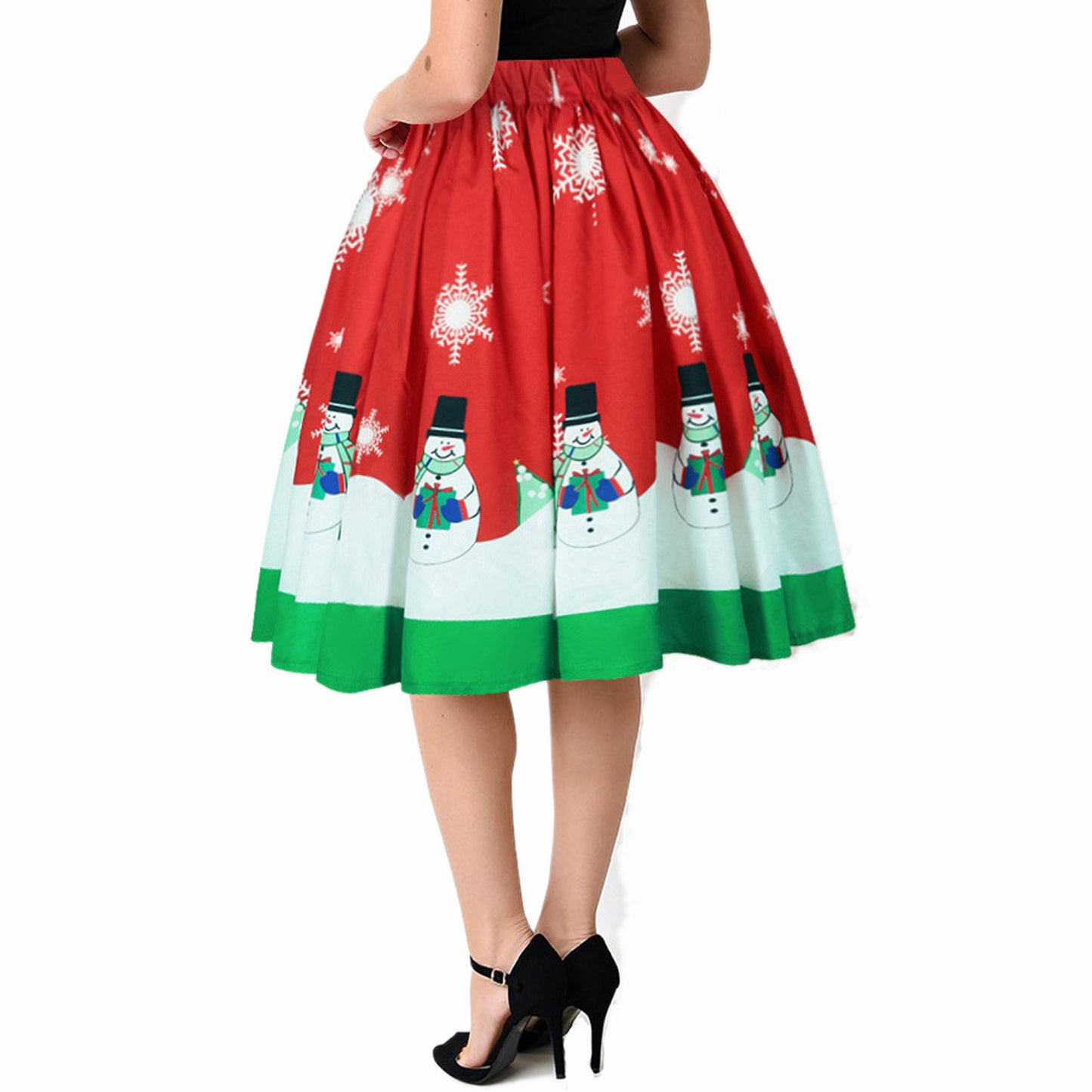 XMAS Snowman Wholesale Women Skirt