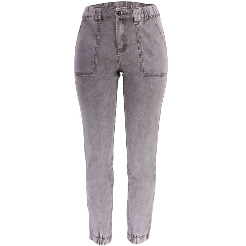 Slim Solid Wholesale Women Harem Jeans
