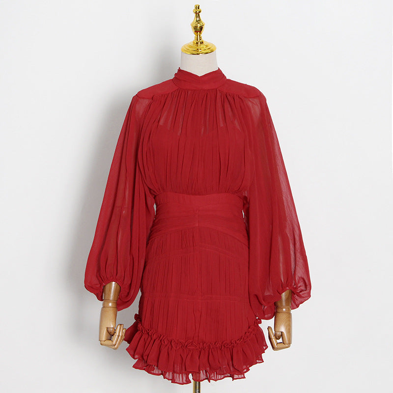 Xmas Slim Vintage Wholesale Mini Dress For Women
