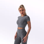 Wholesale Women Fitness Activewear Gym Seamless Yoga Two Piece Outfits