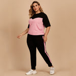 Contrasting Casual Sports Suit Women Wholesale