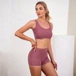 Solid Fitness Sports Yoga Wholesale Activewear Sets