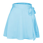 Summer Lace-up Chiffon Satin Wrap Skirt Wholesale Clothing