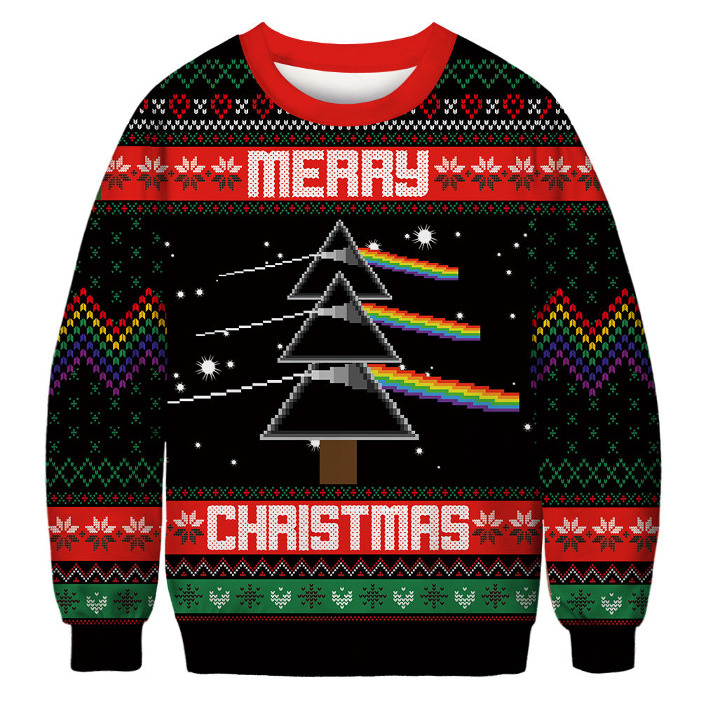 MERRY CHRISTMAS Print Long Sleeve Sweatshirt