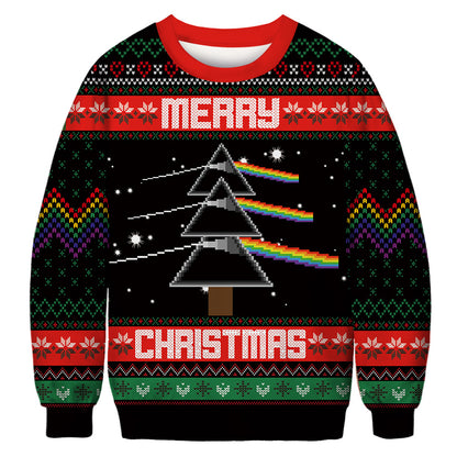 MERRY CHRISTMAS Print Long Sleeve Sweatshirt