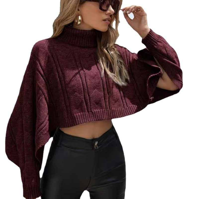 Simple Knit Sweater Long-Sleeved Pullover Wholesale Women Clothing