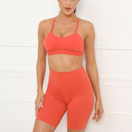 Activewear Bra + Shorts Leggings Wholesale Workout Sets SO201284