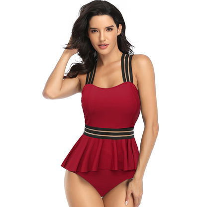 Conservative Patchwork Wholesale Swimsuit Vendors