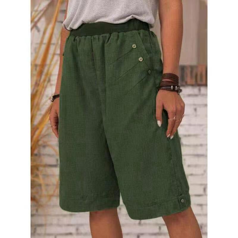 Casual Cotton And Linen Pants Wholesale Pants For Women Shorts Wholesale