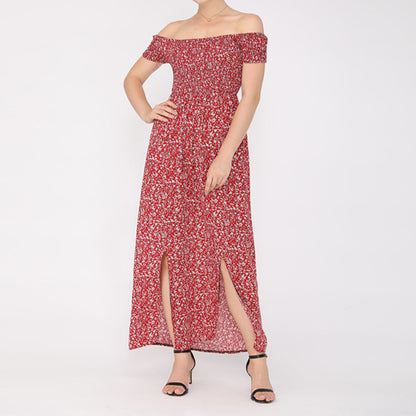 Off Shoulder Floral Dress Wholesale