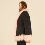 Flurry Patchwork Wholesale Stylish Women Coat