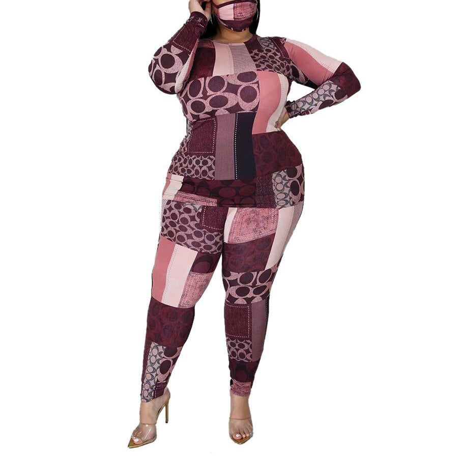 Plus Size Wholesale Bodycon Loungewear Sets